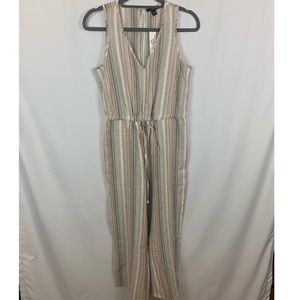 Anthropologie DREW Brown Combo Striped Jum…